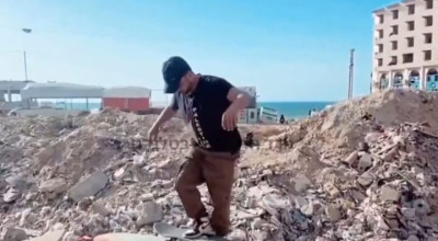 فيديو متداول لانفجار صاروخ بعد التزلج عليه.. مفبرك بمؤثرات بصرية