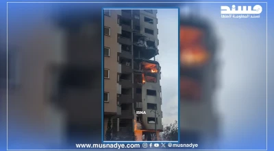 الفيديو لا يعود لانفجار حديث في طهران اليوم