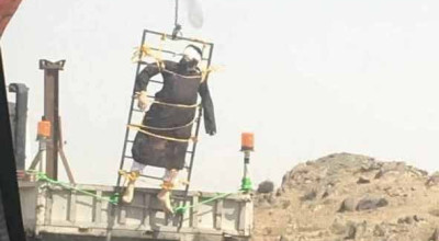 صورة إعدام وافد يمني في السعودية من عام 2017 وليست حديثة