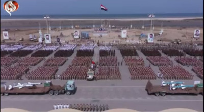 الفيديو لعرض عسكري يمني في عام 2022 ولا علاقة له بأحداث غزّة