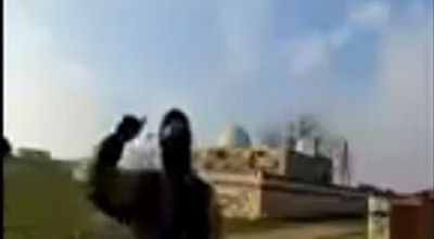الفيديو ليس لتفجير مقام الخضر في سوريا
