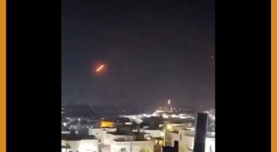 مقطع قديم للهجوم الصاروخي الإيراني على إسرائيل