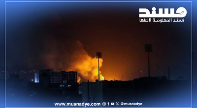 الصورة المتداولة ليست لقصف امريكي اليوم على صنعاء بل لقصف التحالف العربي قديما