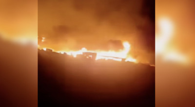 الفيديو قديم وليس لقصف إسرائيلي حديث على ميناء الحديدة