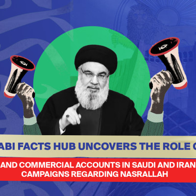 Arabi Facts Hub Uncovers the Role of Fake and Commercial Accounts in Saudi and Iranian Campaigns Regarding Nasrallah
