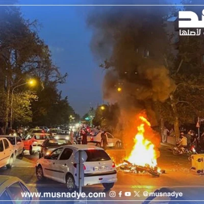 الصورة قديمة ولا تعود لاضطرابات في طهران وقم وشيراز
