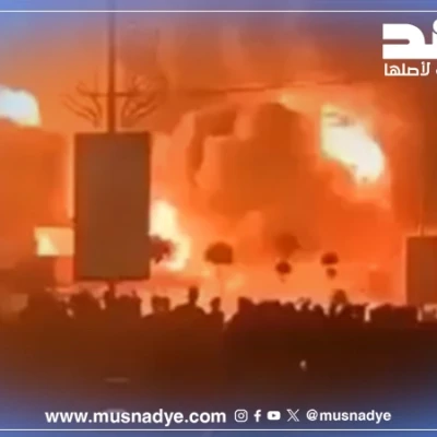 الفيديو لا يعود لحرائق في مصفاة حيفا بل في سوريا في أبريل2025