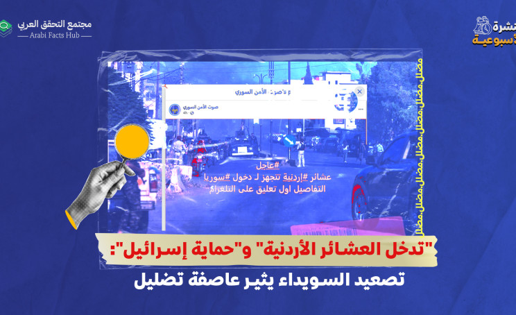 "تدخل العشائر الأردنية" و"حماية إسرائيل": تصعيد السويداء يثير عاصفة تضليل