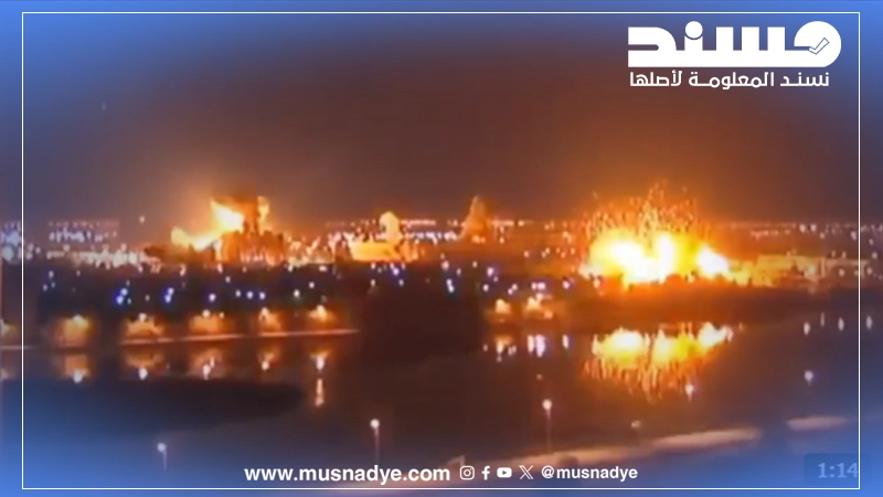 الفيديو المتداول لا يعود للقصف الإيراني على تل أبيب بل من بغداد 2003