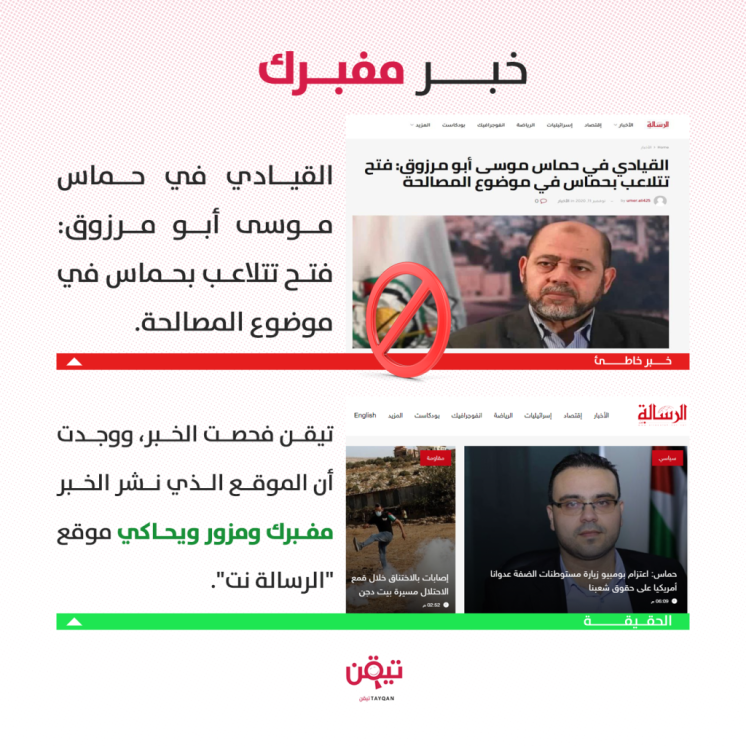 هل قال أبو مرزوق إن فتح تتلاعب بحماس بموضوع المصالحة؟