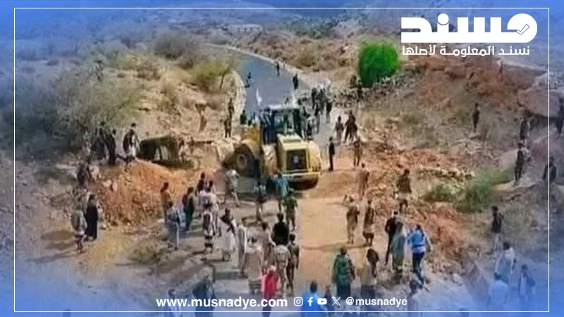 توضيح حول حقيقة افتتاح طريق الضالع صنعاء