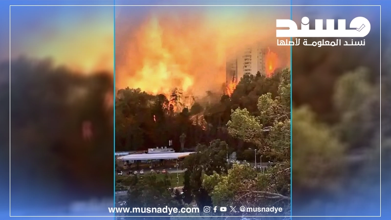 الصورة المتداولة لحرائق في اسرائيل قديمة وليست حديثة